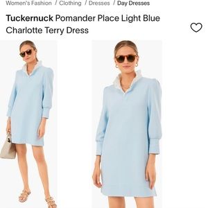 Tuckernuck Pomander Place Light Blue Charlotte Terry Dress XL